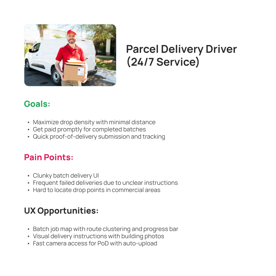 Parcel Delivery Driver